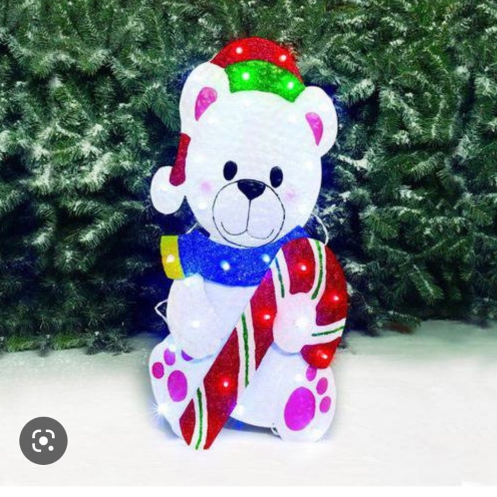 Metal up Christmas bear